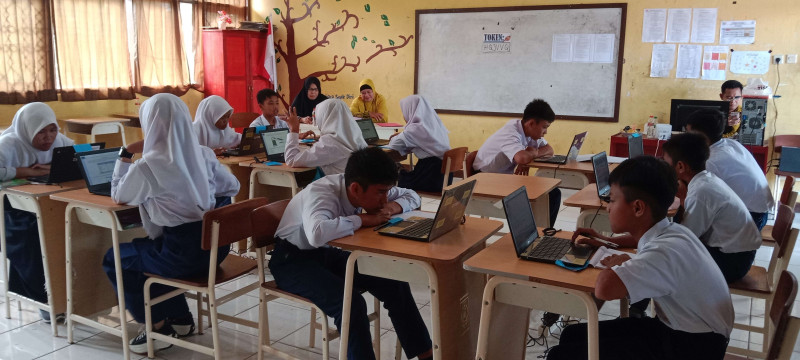 Kegiatan ANBK SMPN 1 Muara Komam