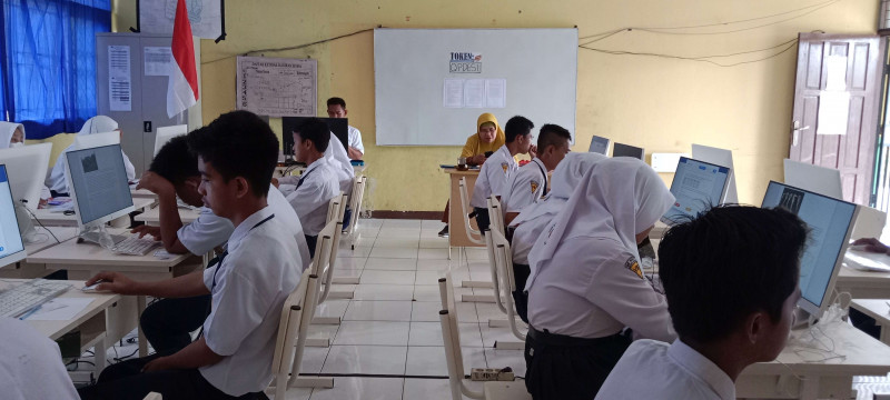 Kegiatan ANBK SMPN 1 Muara Komam