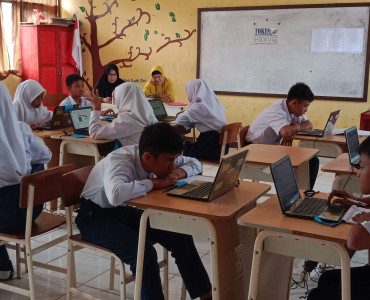 Kegiatan ANBK SMPN 1 Muara Komam