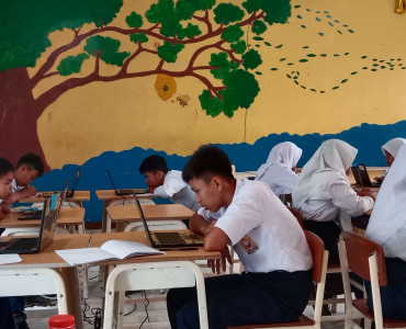 Kegiatan ANBK SMPN 1 Muara Komam