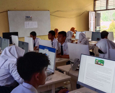 Kegiatan ANBK SMPN 1 Muara Komam