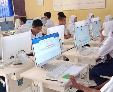 Kegiatan ANBK SMPN 1 Muara Komam