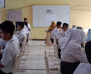 Kegiatan ANBK SMPN 1 Muara Komam